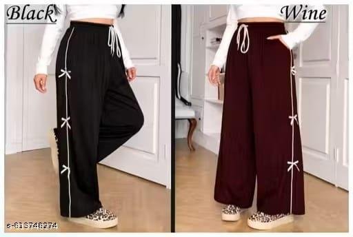 WOMEN TREDY RIBBON TROUSER FOR WOMEN