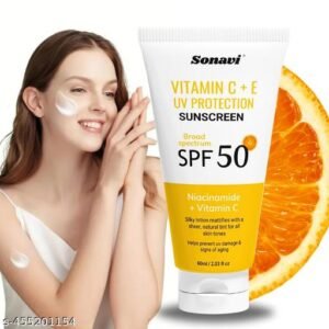 sunscreen cream Lightening Sunscreen Cream Lotion for Sun Protection | Tan Free Skin | Sunscreen for All Skin Types | 60ml Pack of (1)