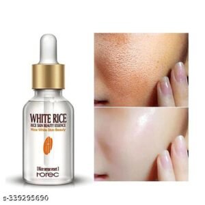 Face serum from WHITE RICE skin beauty serum moisturizing essence reduce wrinkle dark spots dark circles suteble for women daily care.30 ml( pack off 1)s5