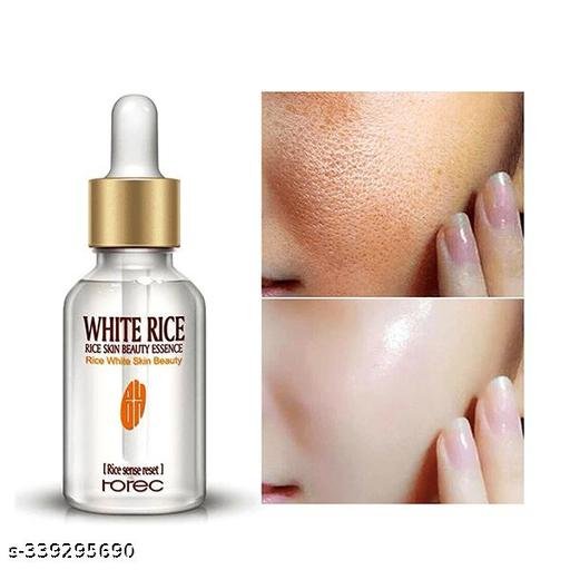 Face serum from WHITE RICE skin beauty serum moisturizing essence reduce wrinkle dark spots dark circles suteble for women daily care.30 ml( pack off 1)s5