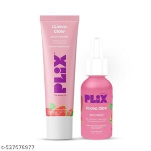 - Guava Glow Regime with 10% Vitamin C Face Mini Serum (10ml) & Juicy Mini Cleanser  | For Dark Spot Corrections and Brighter Complexion | (20 ml) (Pack of 2)