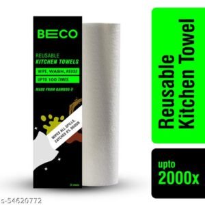 Eco-Friendly Reusable Kitchen Towel Roll - 20 Sheets