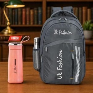 30L Laptop Backpacks for Compatible with 15.6 Laptops with | SCHOOL BAG FOR BOYS & GIRLS . with Silicone Protective Cover 400ml Glass Water Bottle