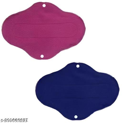 Cloth Period Pads for Heavy Flow Leakproof Overnight Protects,Large Sanitary Pads Set with Wings for Women,Washable Overnight Cloth Panty Liners Period Pads (Pack of 8 Multicolour, Sanitry Pad) - Image 3