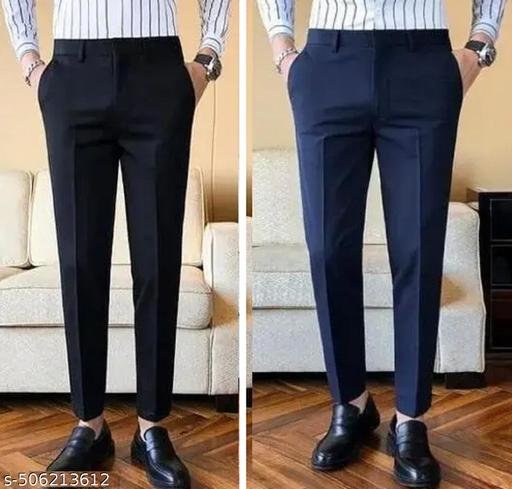 Formal Pants For Men ( Pack of 2 )