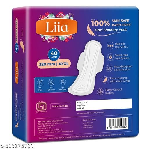 Jumbo Everyday Sanitary Pads Soft & Secure Heavy Flow Women's Overnight Rash Free Menstrual Pads with Wings Extra Anti bacterial Comfortable With Advanced Technology 100% leakage Proof Sanitary Napkins for Day & Night Protection (Size - 320mm | XXXL) (1 Packet) (Total 40 Pads) - Image 3