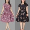 Fit And Flare Dress For Women Under 500 Combo Pack Of 3 Pcs.