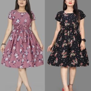 Fit And Flare Dress For Women Under 500 Combo Pack Of 3 Pcs.