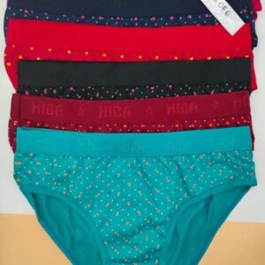 PACK OD 6 For Girl Comfortable Panty Brief's/Hipster Innerwear Soft Stretchable plan Panties Women's & Girls Cotton Briefs Combo Women's Cotton Underwear High Waisted Full Coverage Ladies Panties Regular