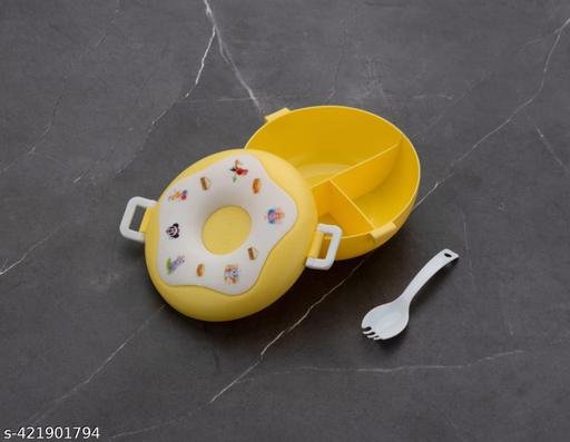 Fly Kids Donut Shaped Double Insulated Lunch Box (Multi Color) - Image 4