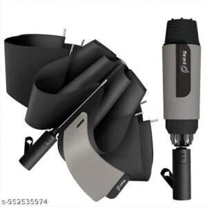Auto Folding Umbrella Open Close 300T Water Resistant Canopy Windproof Compact Travel Umbrella Black