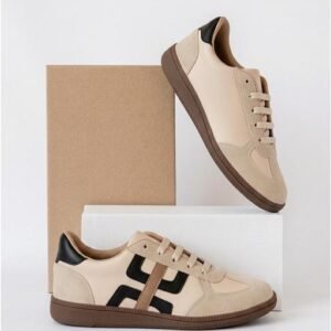 Women Stylish Casual Sneakers | Lace-Up Comfortable Daily Wear Shoes | Trendy Flat Sneakers for Girls