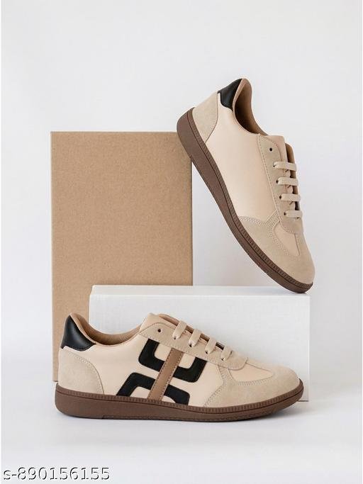 Women Stylish Casual Sneakers | Lace-Up Comfortable Daily Wear Shoes | Trendy Flat Sneakers for Girls