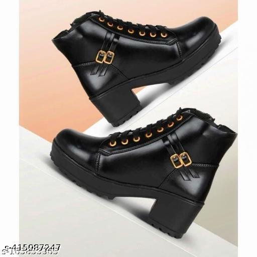 Fashionable Black Boots - Image 3