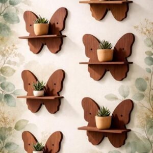 Butterfly Wall interior home decor interior design wall decor Brown 6 combo...