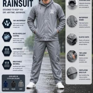 Grab Your All-Season Men’s Raincoat