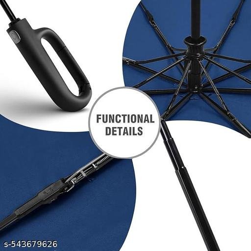 UV Umbrella for Women, Mini Folding Portable 3-Fold Umbrellas | Automatic Open and Close for Rain and Sun Protection, Anti-Slip | Windproof Umbrlla with Carabiner Handle | Turbo wall-Outlet Chata for Rain - Image 5