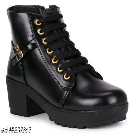 Fashionable Black Boots - Image 4