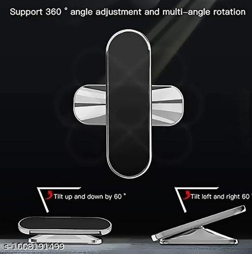 Car Mobile Holder for Dashboard, Magnetic, Anti-slip (Black) - Image 3