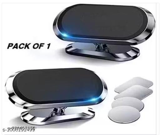 Car Mobile Holder for Dashboard, Magnetic, Anti-slip (Black)