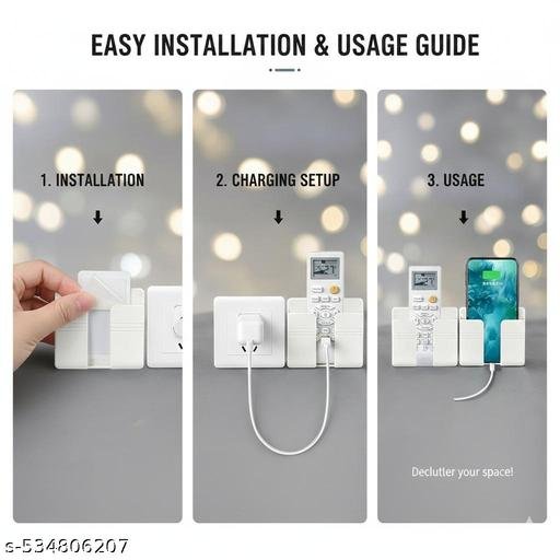 “2 in 1 Mobile Charging Stand | Bedside Phone Holder | Hands-Free Mobile Stand | Universal for Android & iPhone” - Image 5