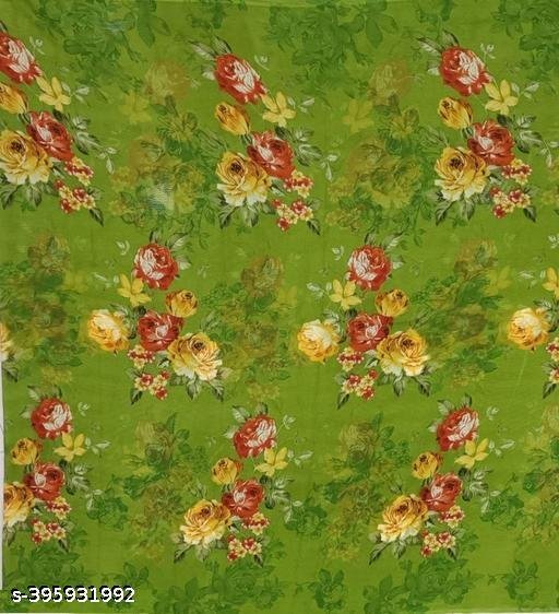 Combo Floral Sarees, Set of 2, Georgette Printed Sarees With Blouse Piece - Image 3